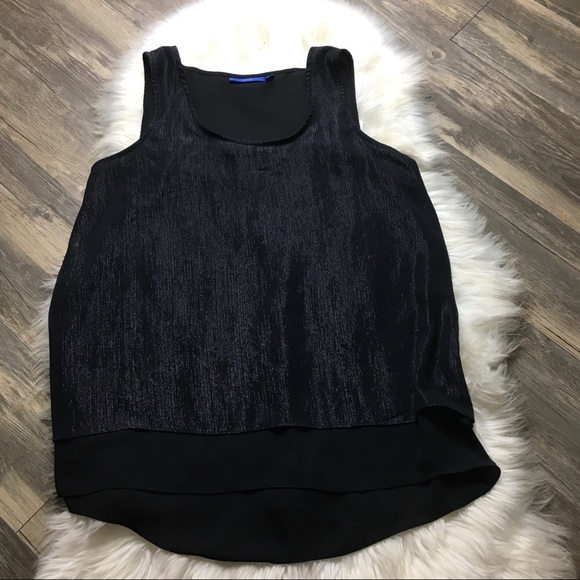 !! Apt 9 shimmer split back blouse - Picture 1 of 7